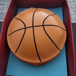 Rolfs Leather Basketball  Keychain Wallet.